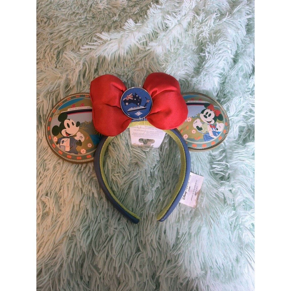 Disney Cruise Line Wonder Australia New Zealand Mickey & Minnie Ears NWT DCL